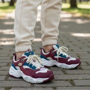 *NWT* Sketchers D-Lites 3.0 Ocean Cloud Sneakers